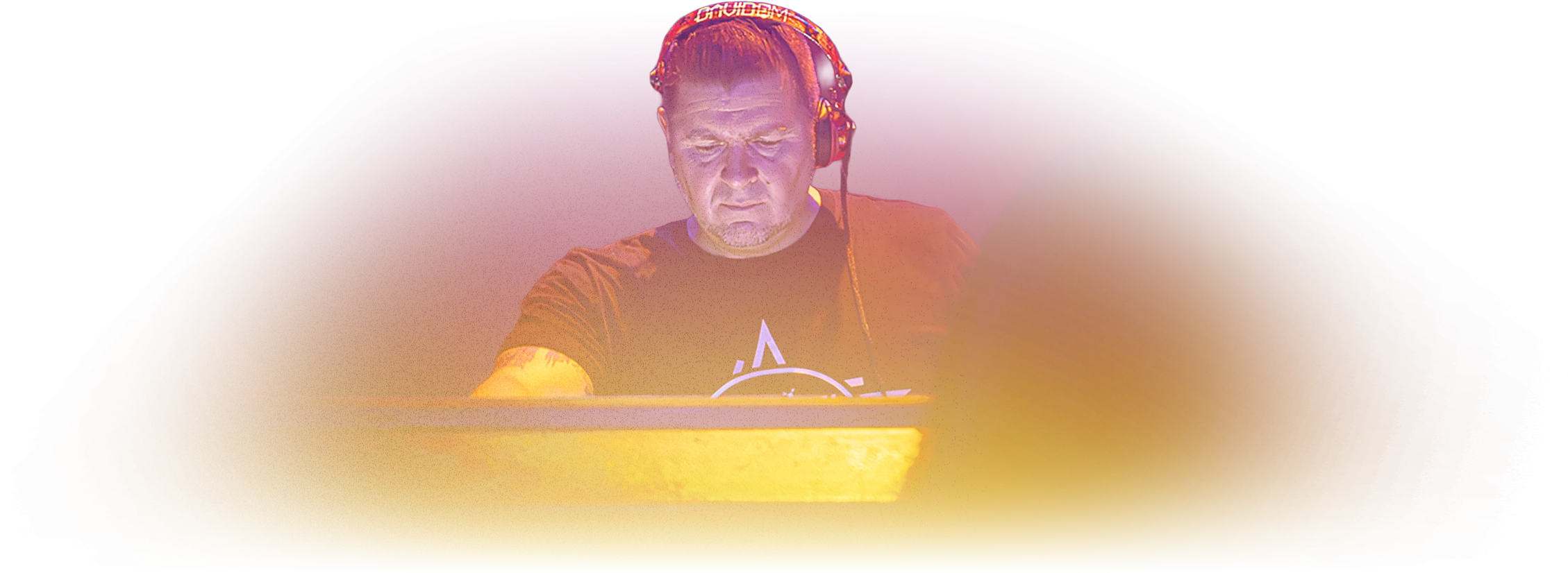David DM in the booth